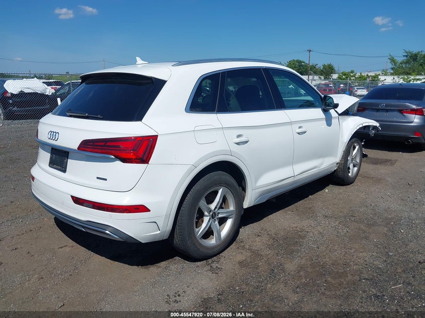 Vin: wa1aaafy9m2113700, lot: 46046231, audi q5 premium 45 tfsi quattro s tronic 20214