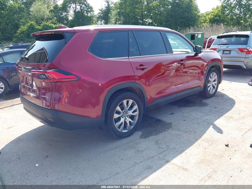 Vin: 5tdacab51rs012694, lot: 46046252, toyota grand highlander hybrid limited 20244
