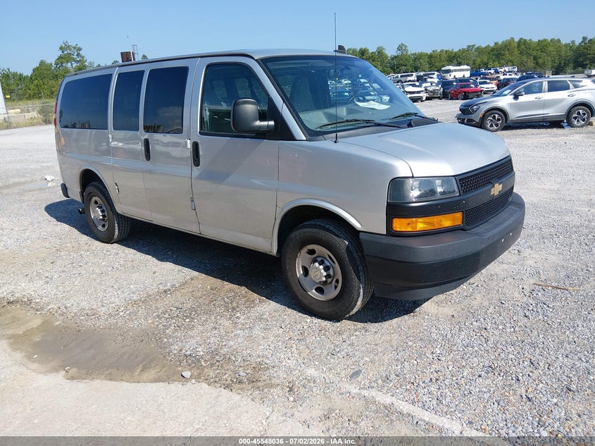 Vin: 1gawgefp0p1112740, lot: 46046347, chevrolet express passenger rwd 2500 regular wheelbase ls 2023 img_1