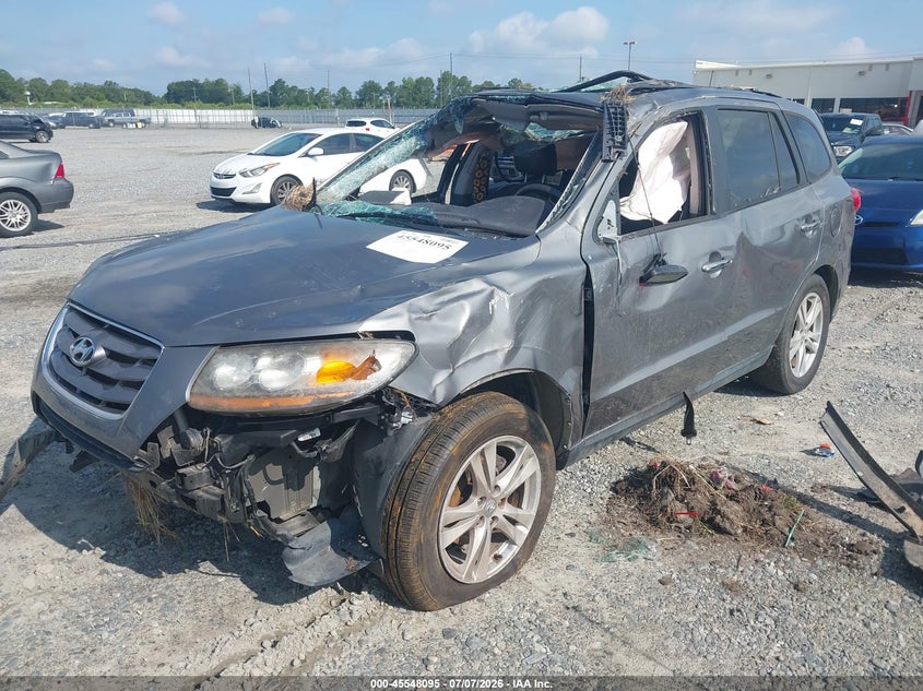 2010 Hyundai Santa Fe Limited V6, All Over, IAAI, VIN 5NMSK4AGXAH372839 — photo 2