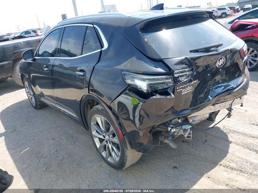 Vin: lrbfzsr47nd016406, lot: 46046416, buick envision awd avenir 20223