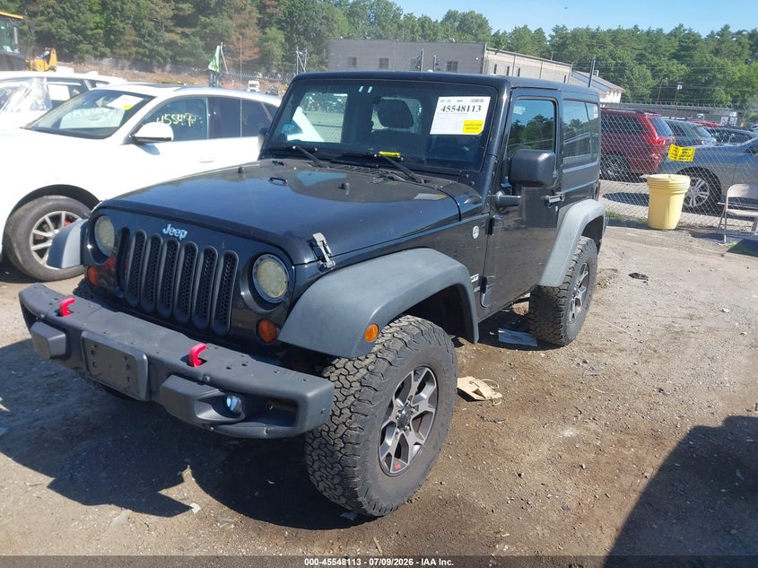 2012 Jeep Wrangler, Right Side, IAAI, VIN 1C4AJWAG0CL130413 — photo 2