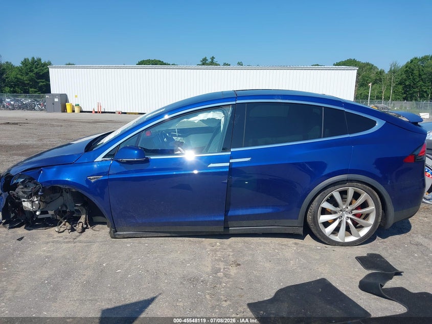 2016 Tesla Model X VIN: 5YJXCAE4XGFS00791 Lot: 45548119