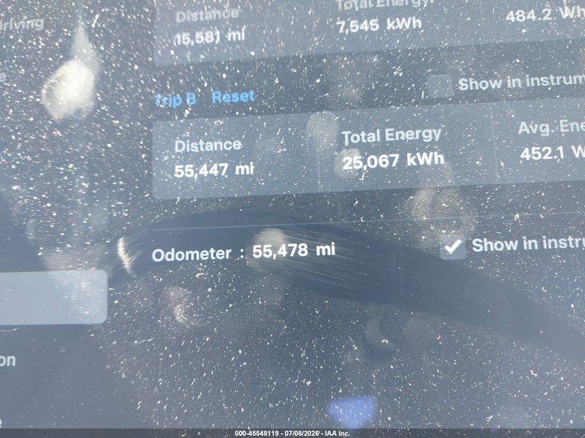 2016 Tesla Model X VIN: 5YJXCAE4XGFS00791 Lot: 45548119