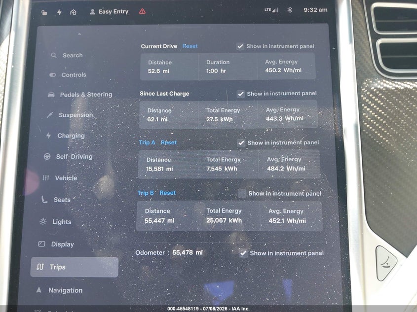 2016 TESLA MODEL X auction photo 7