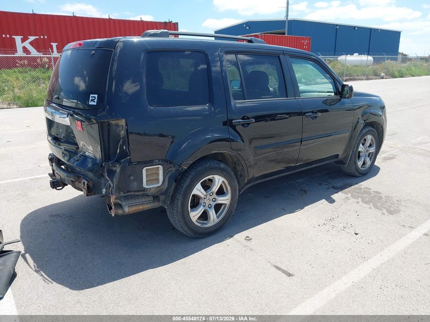 Vin: 5fnyf4h67cb076550, lot: 46046435, honda pilot ex-l 20124