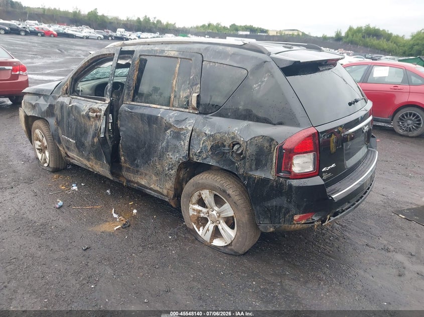 Vin: 1c4njdbb6gd723380, lot: 46046451, jeep compass sport 20163