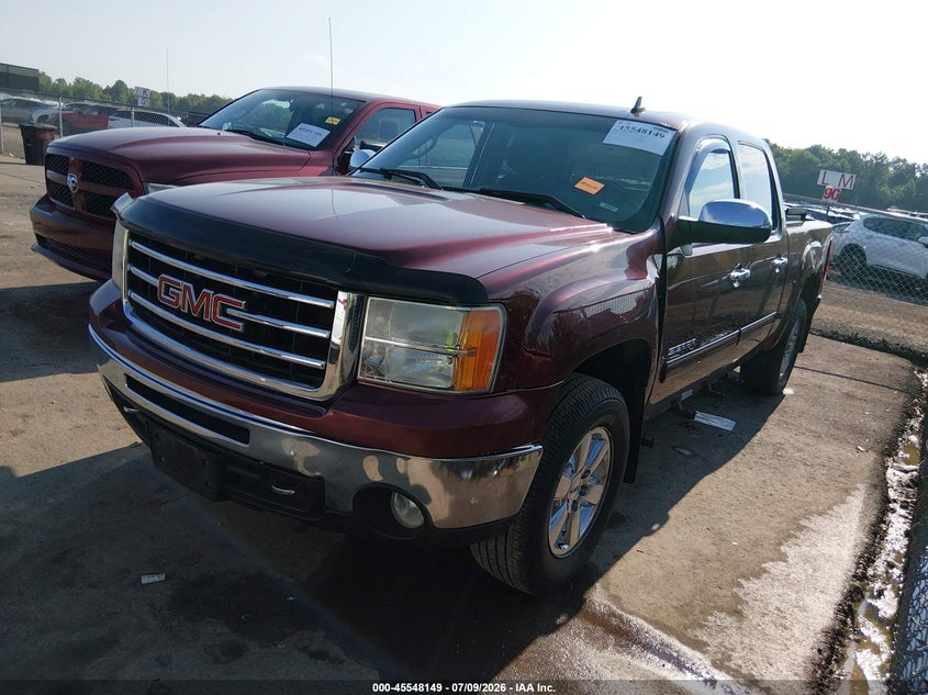 2013 GMC Sierra, Левый бок, IAAI, VIN 3GTP2VE72DG118662 — фото 2