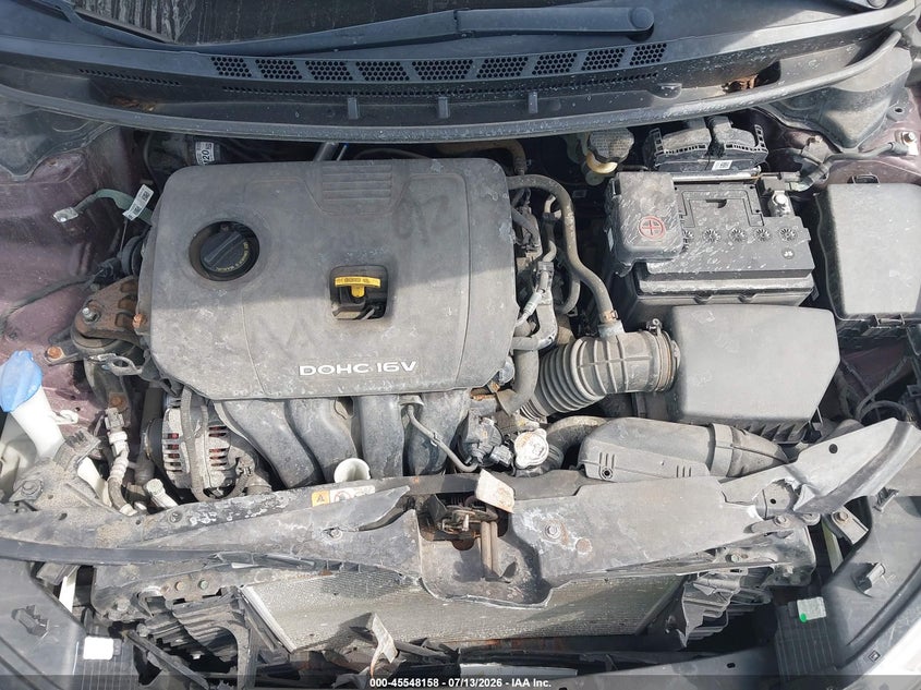 2017 KIA FORTE SEDAN 2.0L I-4 DOHC, VVT, 147HP
