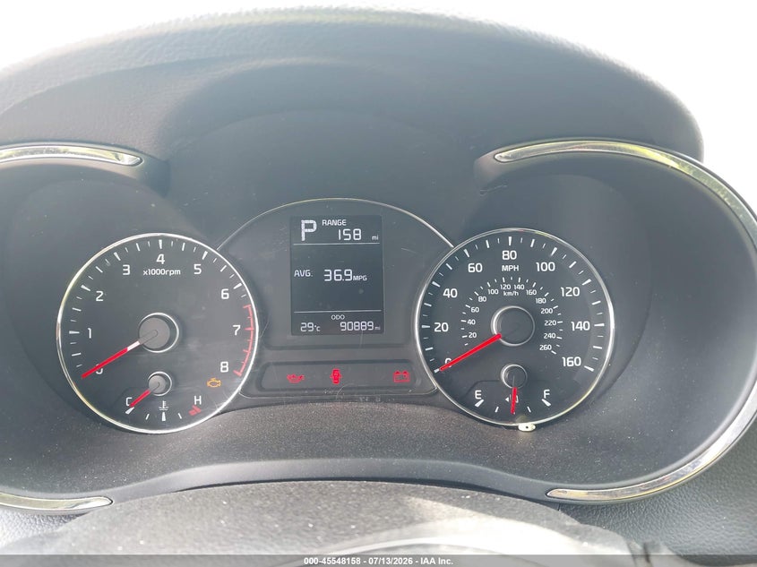 2017 KIA FORTE SEDAN 2.0L I-4 DOHC, VVT, 147HP