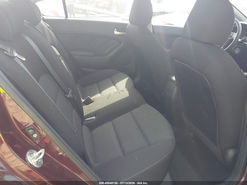 2017 KIA FORTE SEDAN 2.0L I-4 DOHC, VVT, 147HP