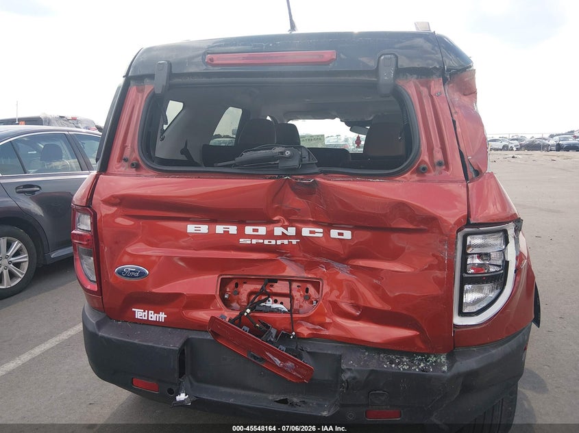 2022 Ford Bronco Sport Outer Banks VIN: 3FMCR9C64NRD00313 Lot: 45548164