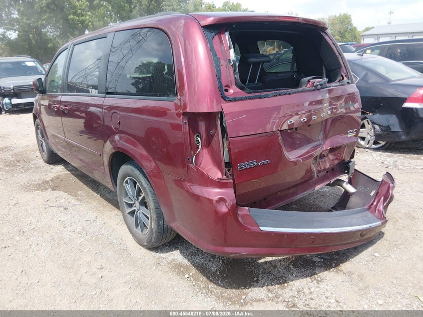 Vin: 2c4rdgeg2hr716524, lot: 46046529, dodge grand caravan gt 20173