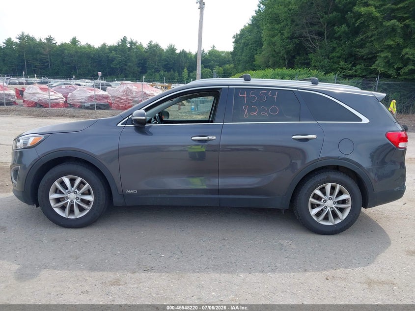 2017 Kia Sorento 2.4L Lx VIN: 5XYPGDA38HG295316 Lot: 45548220