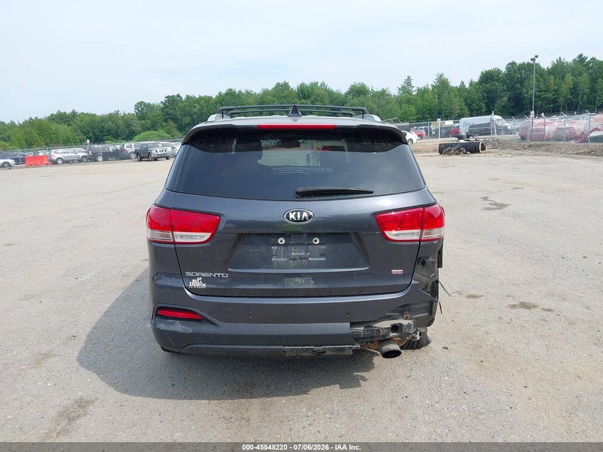 2017 Kia Sorento 2.4L Lx VIN: 5XYPGDA38HG295316 Lot: 45548220