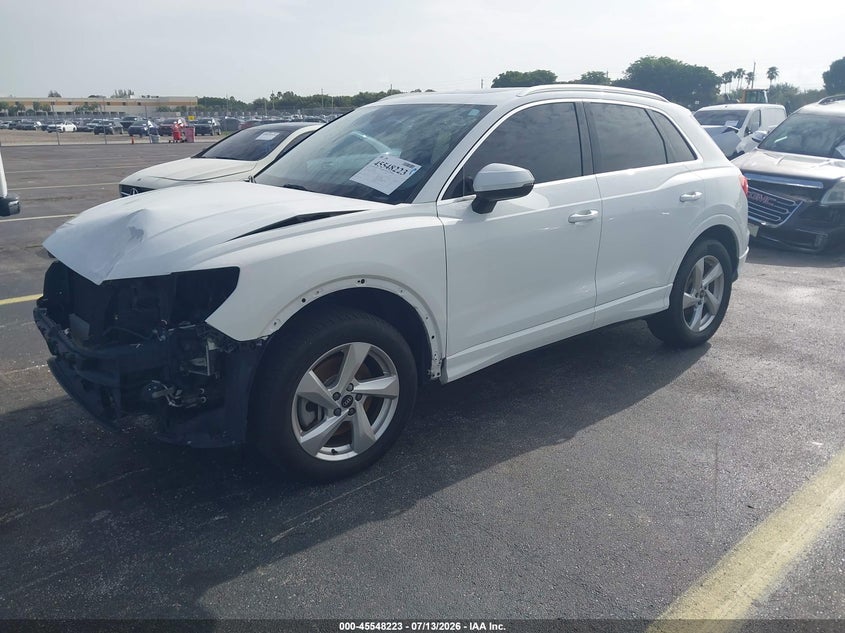 Vin: wa1aucf3xm1072166, lot: 46046533, audi q3 premium 40 tfsi quattro tiptronic 20212