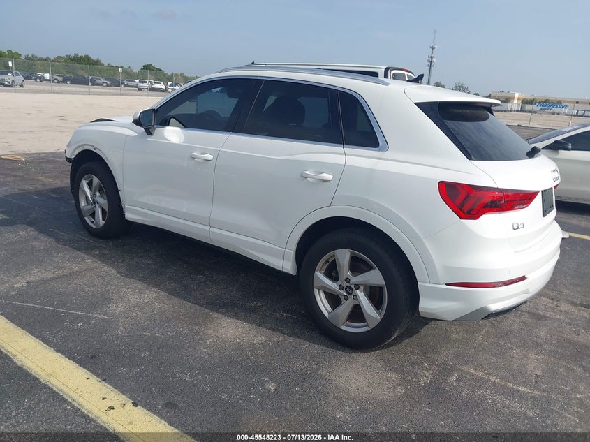 Vin: wa1aucf3xm1072166, lot: 46046533, audi q3 premium 40 tfsi quattro tiptronic 20213