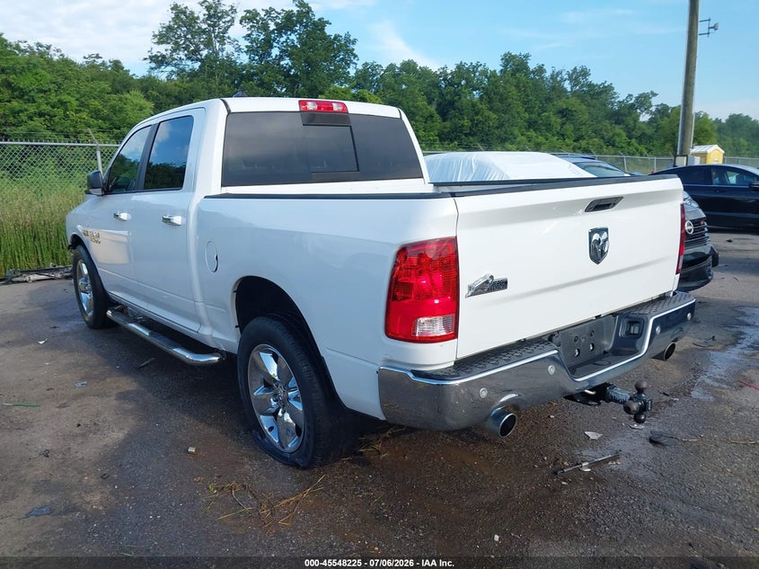 Vin: 1c6rr6lt9hs514300, lot: 46046536, ram 1500 big horn  4x2 5'7 box 20173