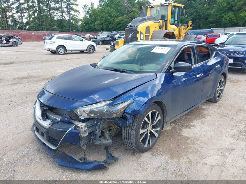 2017 Nissan Maxima, Левый перёд, IAAI, VIN 1N4AA6AP3HC448233 — фото 2
