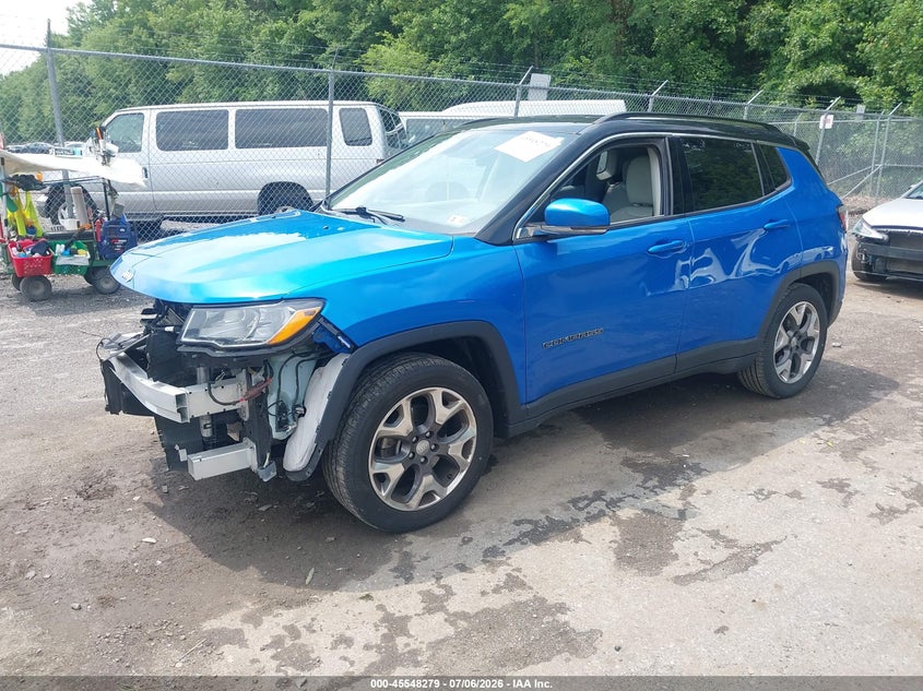 Vin: 3c4njccb1lt115327, lot: 46046590, jeep compass limited fwd 20202