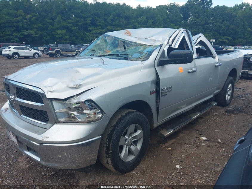 Vin: 1c6rr7tt7ks510596, lot: 46046632, ram 1500 classic slt  4x4 6'4 box 20192