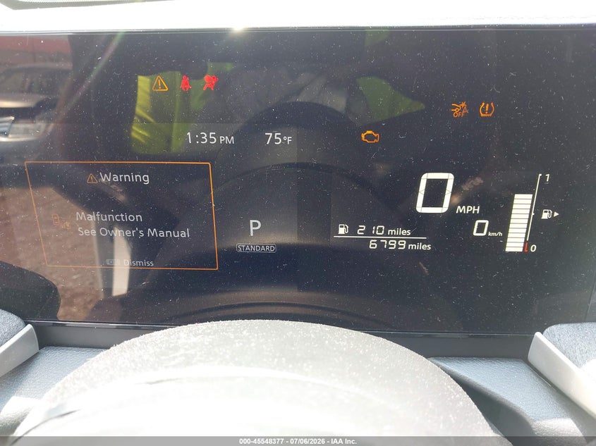 2025 Nissan Kicks Sv Intelligent Awd VIN: 3N8AP6CB5SL425966 Lot: 45548377
