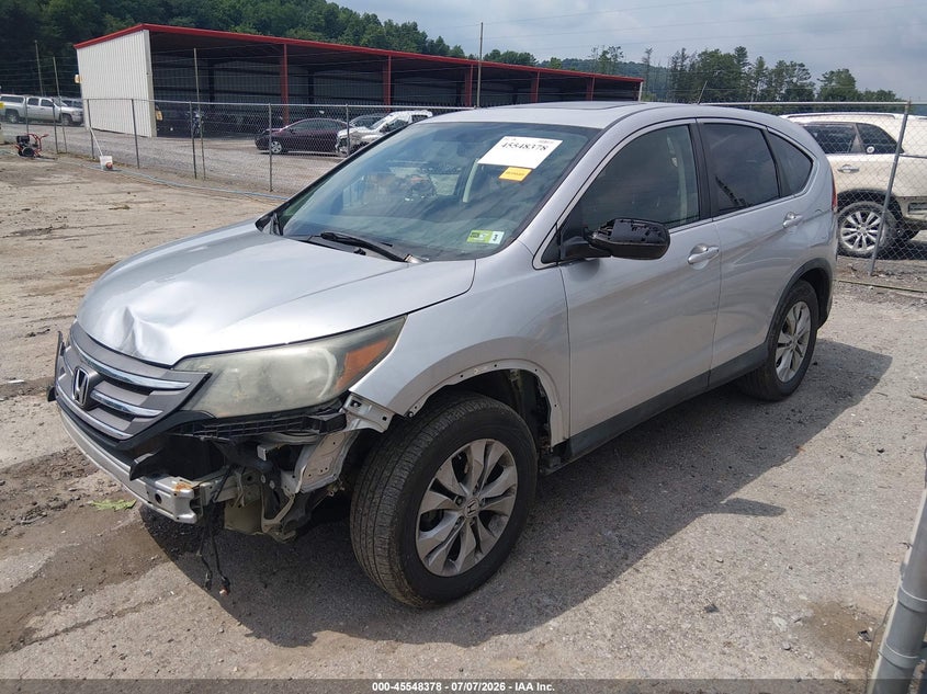2013 Honda CR-V, Удар спереду, IAAI, VIN 2HKRM4H57DH650777 — фото 2