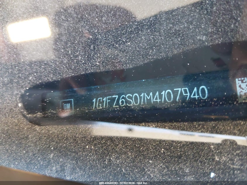 2021 Chevrolet Bolt Ev Fwd Premier VIN: 1G1FZ6S01M4107940 Lot: 45548393