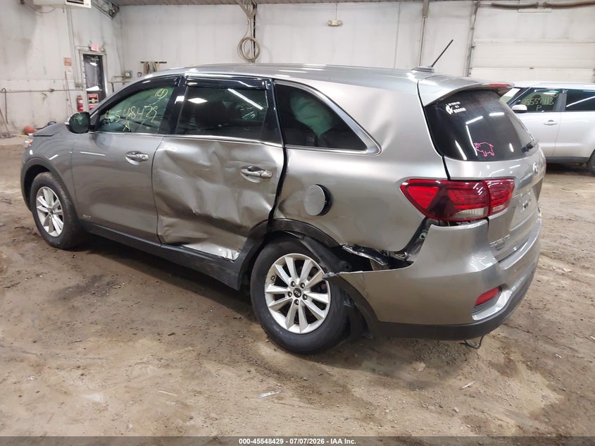 Vin: 5xypgda32kg463393, lot: 46046740, kia sorento 2.4l lx 20193