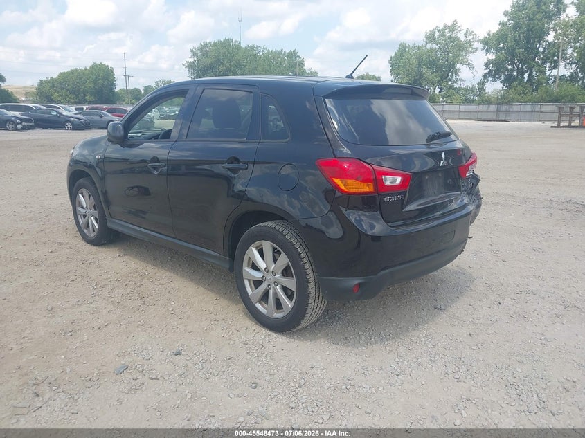 Vin: 4a4ap3au3fe059244, lot: 46046784, mitsubishi outlander sport es 20153
