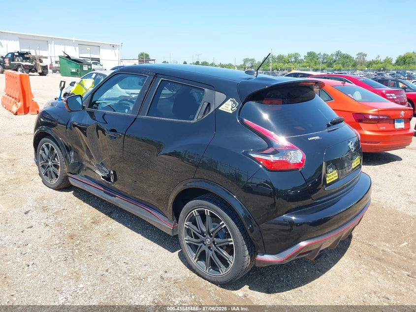 Vin: jn8af5mvxft562425, lot: 46046797, nissan juke nismo/s/sl/sv 20153