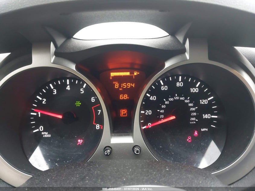 2016 Nissan Juke Sv VIN: JN8AF5MV9GT652683 Lot: 45548491