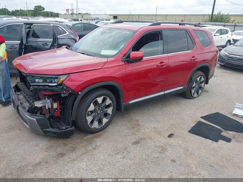 Vin: 5fnyg1h81tb026207, lot: 46046822, honda pilot elite 20262