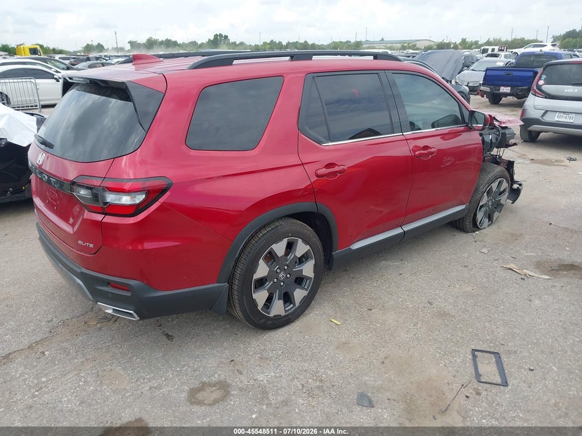 Vin: 5fnyg1h81tb026207, lot: 46046822, honda pilot elite 20264