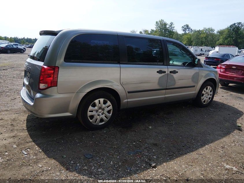 Vin: 2c4rdgbg4gr169775, lot: 46046895, dodge grand caravan american value pkg 20164