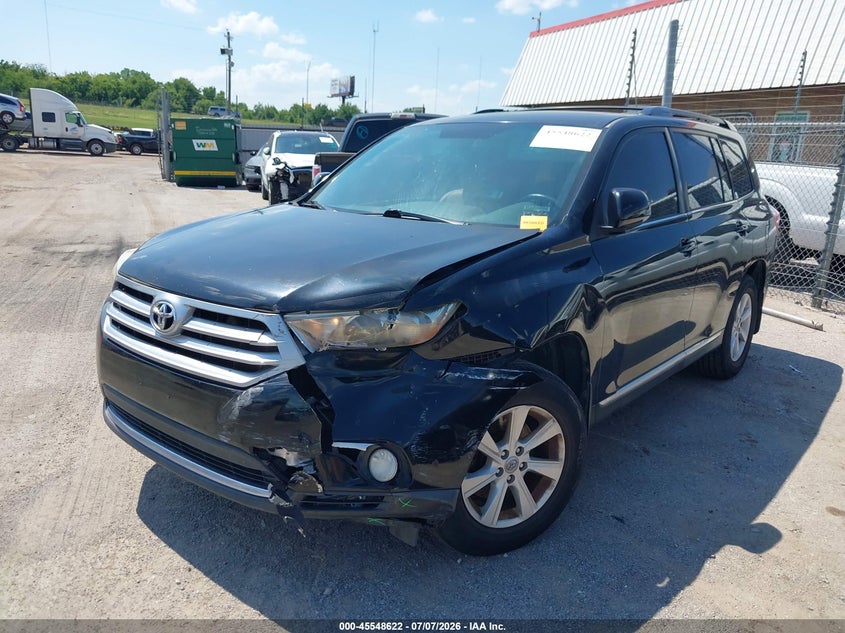 Vin: 5tdbk3eh0cs096118, lot: 46046933, toyota highlander se v6 20122