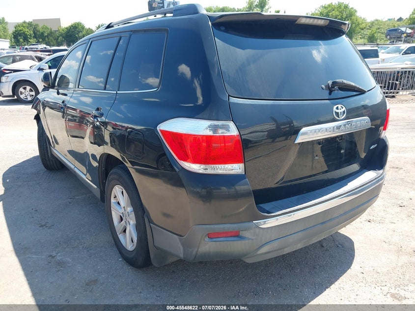 Vin: 5tdbk3eh0cs096118, lot: 46046933, toyota highlander se v6 20123
