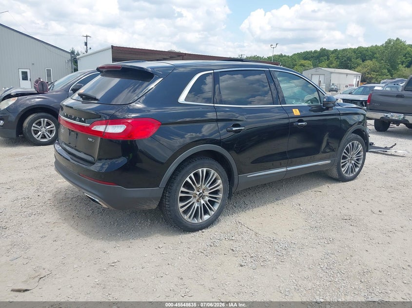 Vin: 2lmpj8lr8jbl18825, lot: 46046946, lincoln mkx reserve 20184