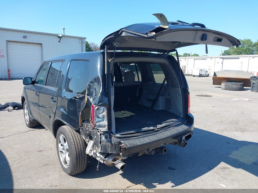 2012 HONDA PILOT auction photo 3