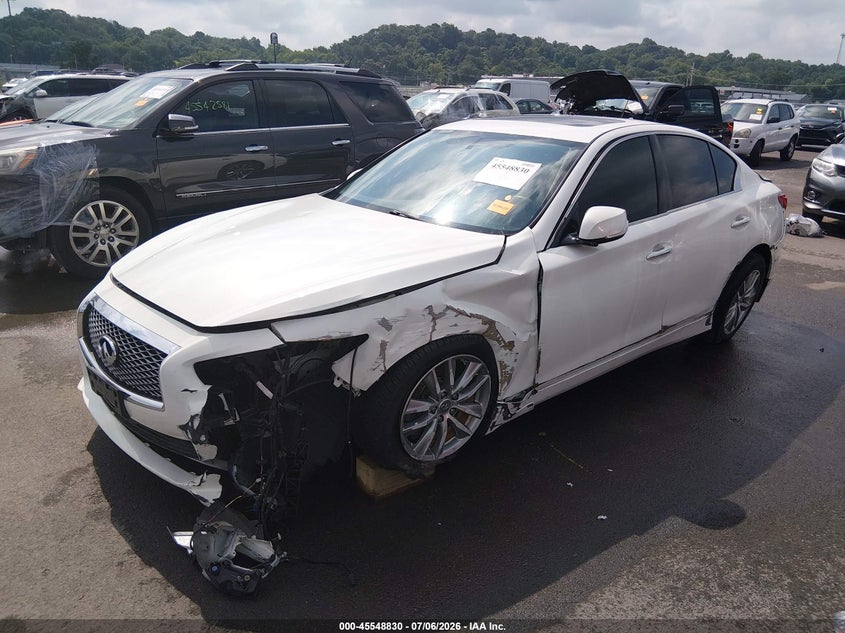 Vin: jn1bv7ar9em701736, lot: 46047141, infiniti q50 premium 20142