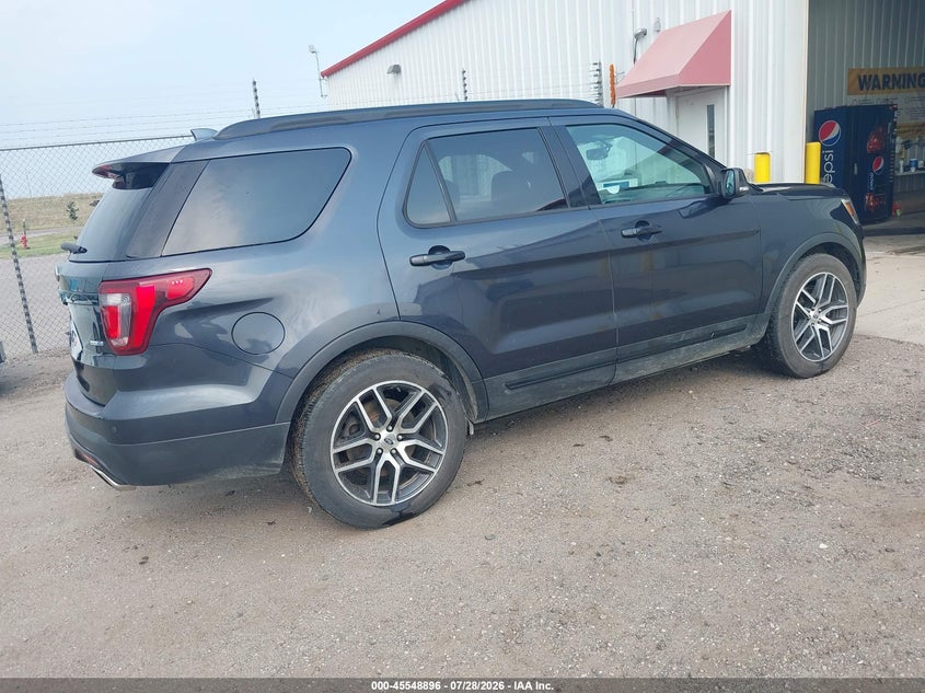 Vin: 1fm5k8gt5hgc66045, lot: 46047207, ford explorer sport 20174