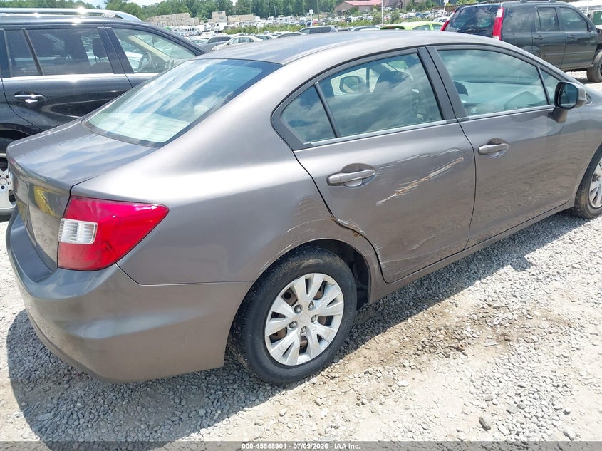 2012 HONDA CIVIC auction photo 6