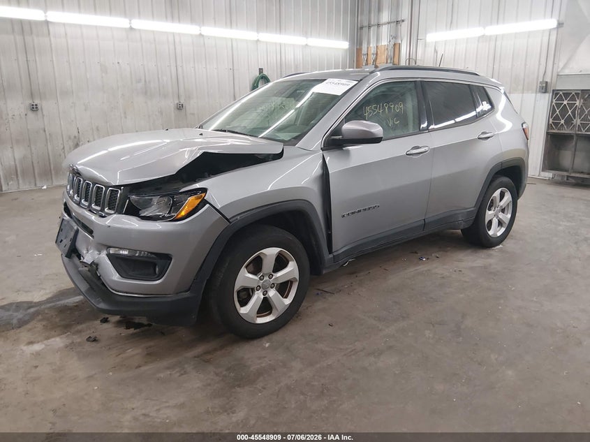 Vin: 3c4njdbbxjt134981, lot: 46047220, jeep compass latitude 4x4 20182