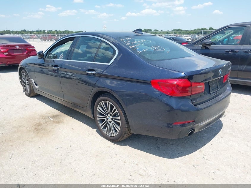 Vin: wbaja5c54jwa38173, lot: 46047252, bmw 530i 20183