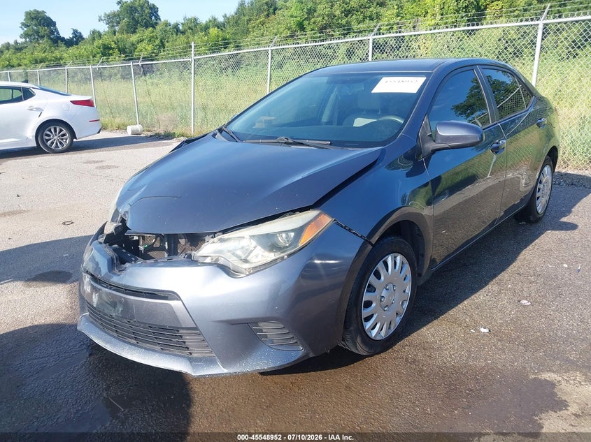 2015 Toyota Corolla, Удар спереди, IAAI, VIN 2T1BURHE2FC352917 — фото 2