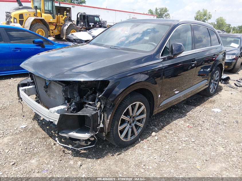 Vin: wa1laaf70jd048266, lot: 46047290, audi q7 3.0t premium 20182