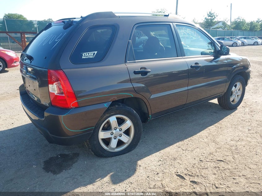 Vin: kndkgca36a7693955, lot: 46047315, kia sportage lx v6 20104