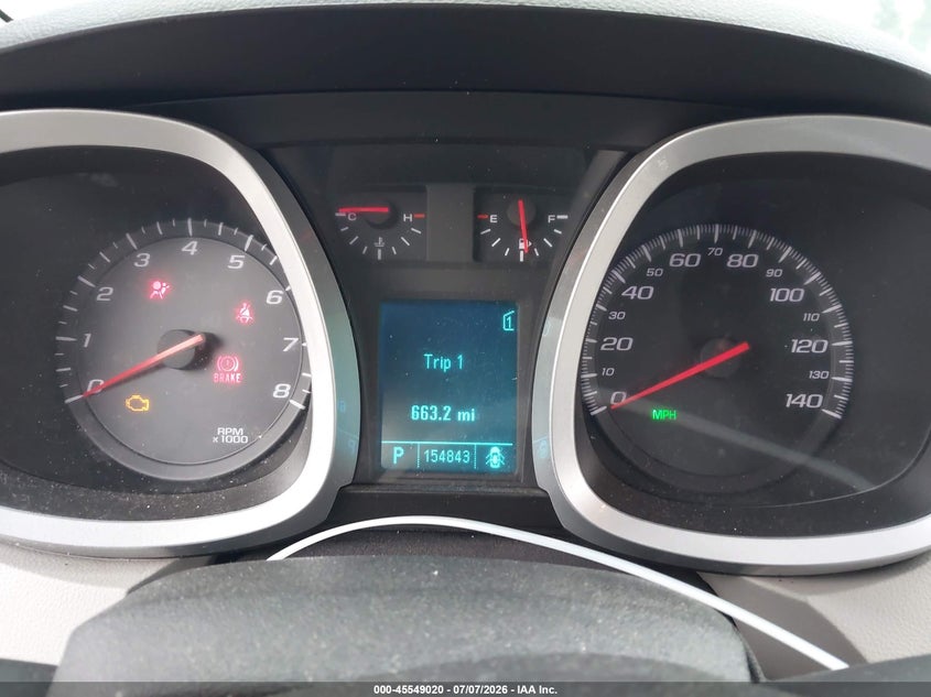 2011 Chevrolet Equinox Ltz VIN: 2CNFLGE54B6260986 Lot: 45549020