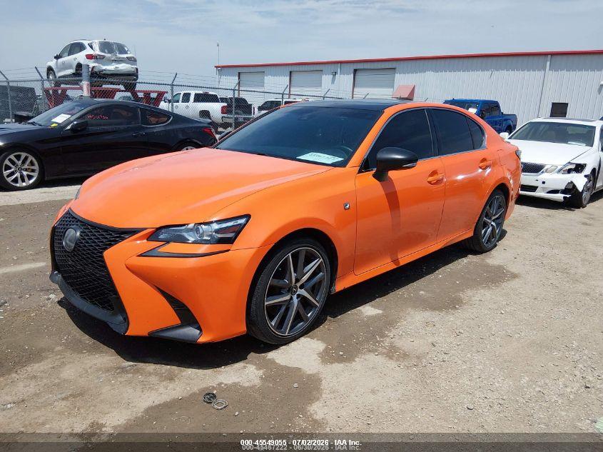 Vin: jthbz1blxja012503, lot: 46047366, lexus gs 350 f sport 20182