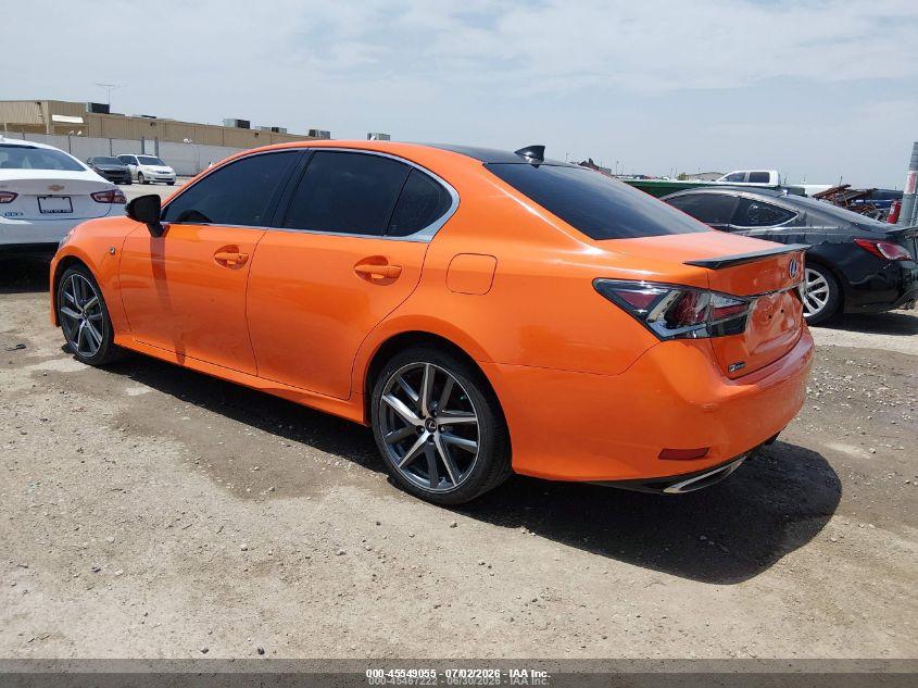 Vin: jthbz1blxja012503, lot: 46047366, lexus gs 350 f sport 20183